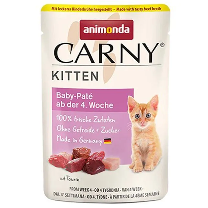 Główne zdjęcie produktu Carny Kitten 85 g Baby Paté, kapsička pro koťata