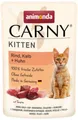 Następne zdjęcie produktu Carny Kitten 85 g wołowina, cielęcina+kurczak, saszetka dla kociąt