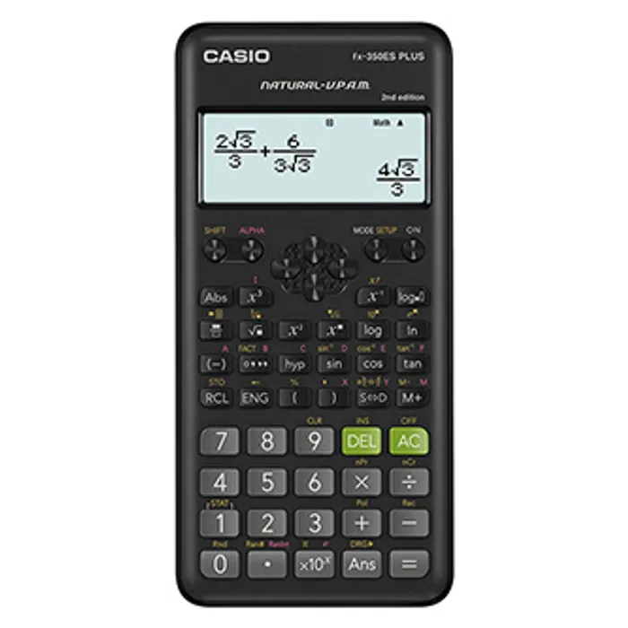 Główne zdjęcie produktu Casio Kalkulačka FX 350 ES PLUS 2E, černá, stolní