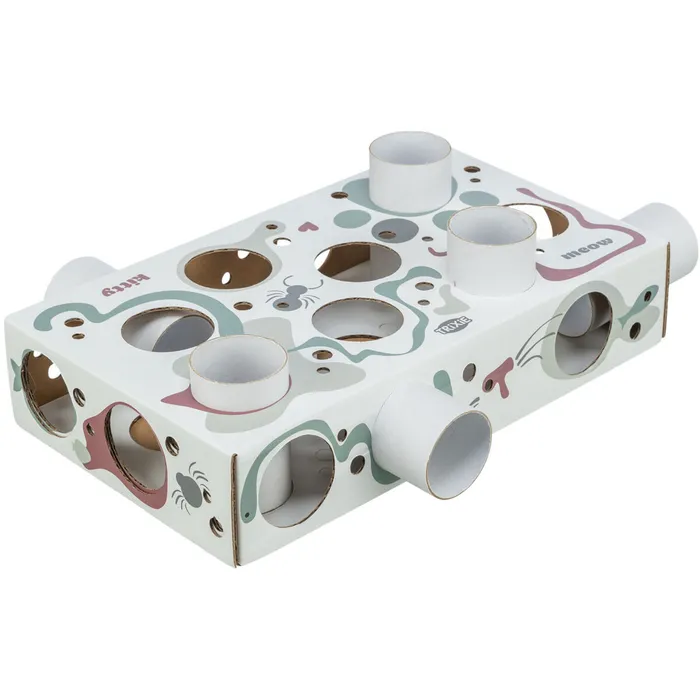 Główne zdjęcie produktu Cat Activity Paws'n'Treats Box - interaktivní hra pro kočky, 35 x 7 x 2 cm, karton