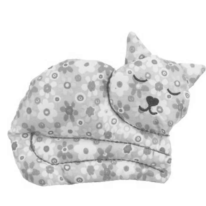 Główne zdjęcie produktu CAT, bavlněná kočka, hračka pro kočky s valerianem, 13 cm