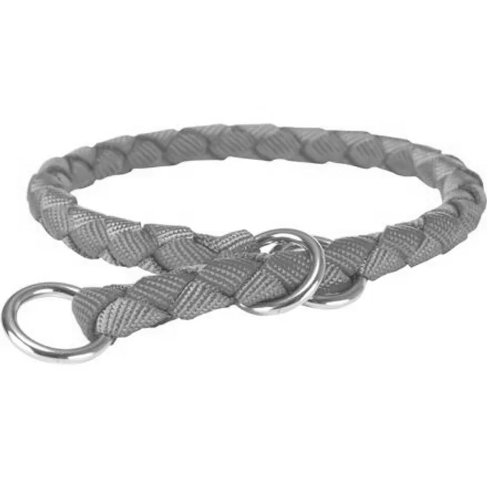 Główne zdjęcie produktu CAVO obojek kulatý "Stop tahání" - fuchsie/grafit M:39-45cm/12mm