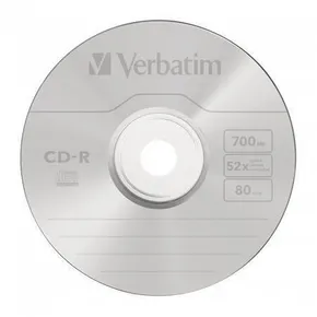 CD-R 700MB, 80min., 52x, DLP Crystal AZO, Verbatim, 50 ciastek