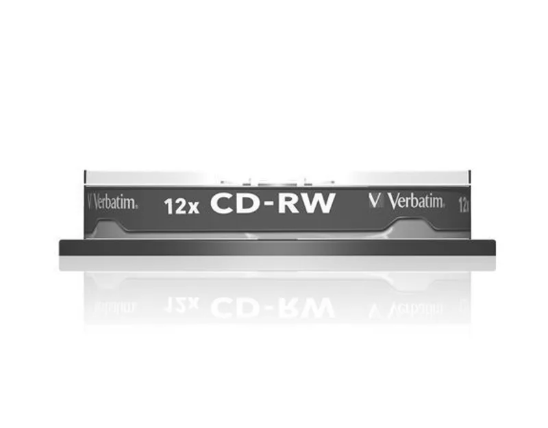 Główne zdjęcie produktu CD-RW 700MB, 8-10x, Verbatim, 10-cake