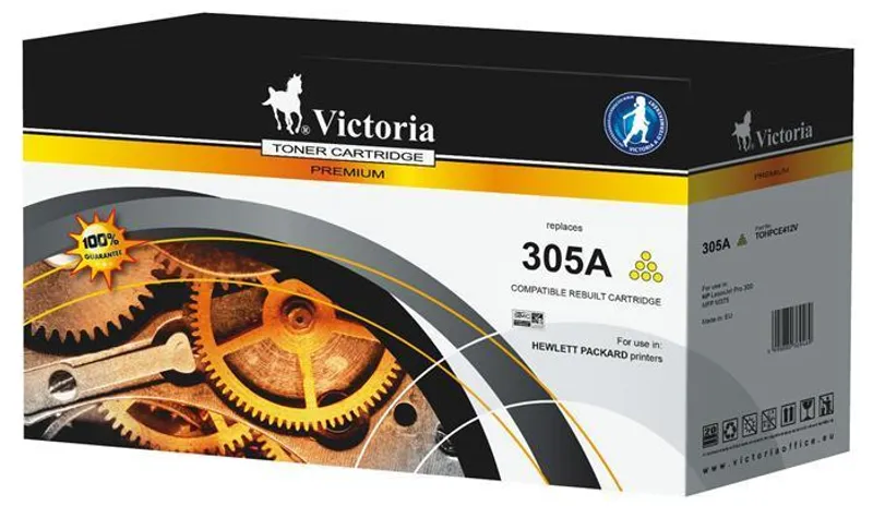 Główne zdjęcie produktu CE412A Inkjet cartridge pro tiskárny LaserJet Pro 300 MFP M375, 2600 str., 305A žlutá, VIC