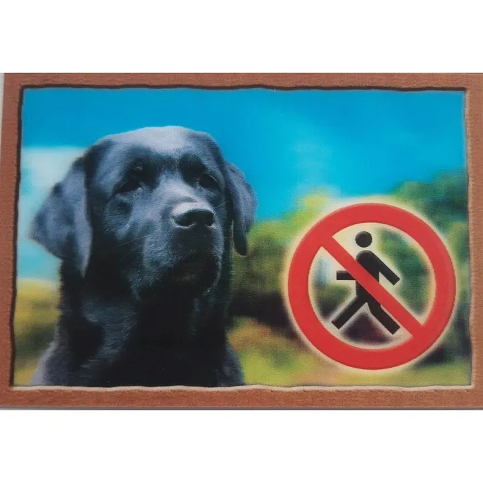 Główne zdjęcie produktu Cedulka 3D PSI, Labradorský retrivr (černý)