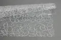 Celofánové archy s potiskem 25my 70x100 cm - dekor bílá klička [25 ks]