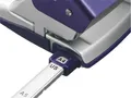 Całkowicie metalowy dziurkacz stołowy Leitz NeXXt Style 5006, niebieski tytanowy