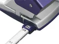 Całkowicie metalowy dziurkacz stołowy Leitz NeXXt Style 5006, niebieski tytanowy