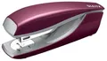 Całkowicie metalowy zszywacz biurkowy Leitz NeXXt Style 5562, granat czerwony