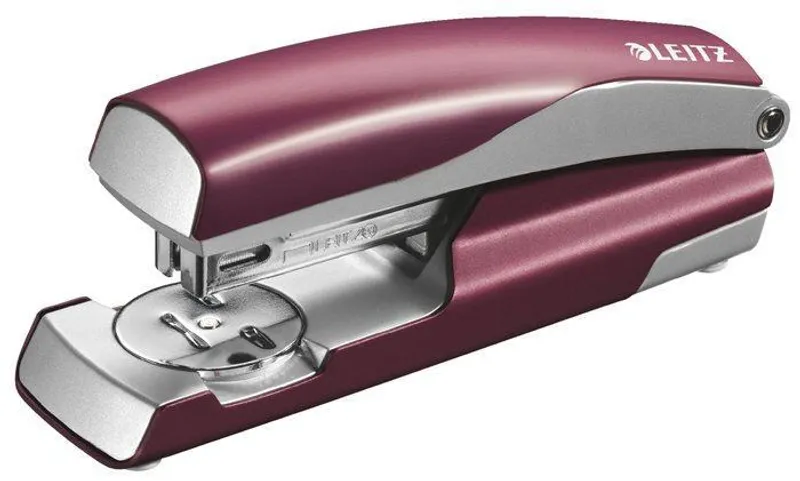 Główne zdjęcie produktu Celokovová stolní sešívačka Leitz NeXXt Style 5562, Granátově červená