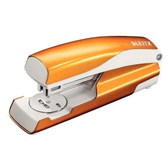 Główne zdjęcie produktu Celokovová stolní sešívačka Leitz NeXXt WOW 5502, Metalická oranžová