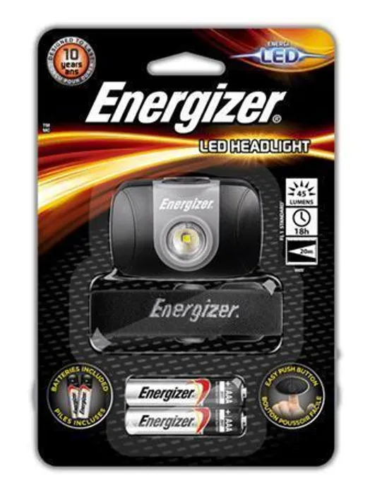 Główne zdjęcie produktu Čelovka "Headlight Led", 1 LED, 2xAAA, ENERGIZER