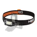 Latarka czołowa ładowalna, USB 180 lm COB LED z czujnikiem ruchu