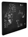 Następne zdjęcie produktu Černá bezrámová magnetická tabule na křídy - Qboard 150 x 97 cm