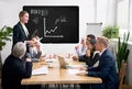Następne zdjęcie produktu Černá bezrámová magnetická tabule na křídy - Qboard 87 x 57 cm