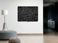 Następne zdjęcie produktu Černá bezrámová magnetická tabule na křídy - Qboard 87 x 57 cm