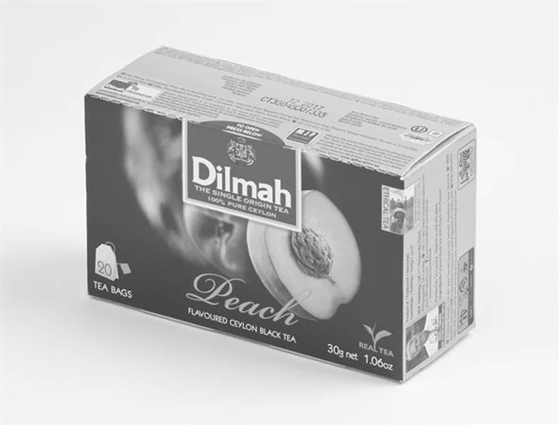 Główne zdjęcie produktu Černý čaj, 20x1,5g, DILMAH, broskev