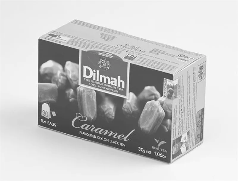 Główne zdjęcie produktu Černý čaj, 20x1,5g, DILMAH, karamel