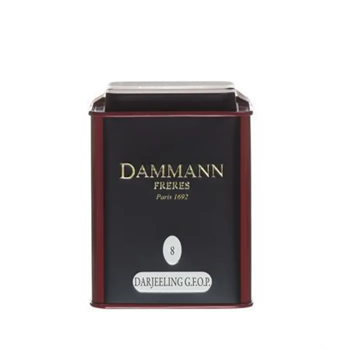 Główne zdjęcie produktu Černý čaj v plechovce "Darjeeling No. 8.", sypaný, 100 g, DAMMANN