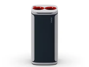 Pojemnik na odpady czerwony KOBRA WASTEE na metal