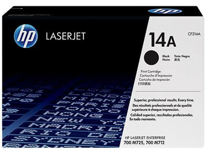 Główne zdjęcie produktu CF214A Toner pro LaserJet 700 M725, 700 M712 tiskárny, HP 14A černá, 10k
