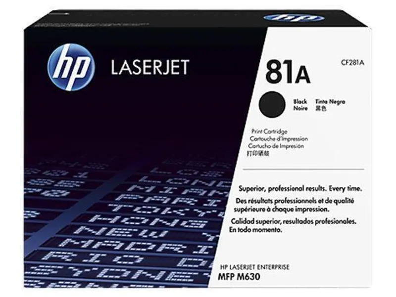 Główne zdjęcie produktu CF281A Toner pro LaserJet Enterprise M604n, MFP M630f tiskárny, HPčerná, 10,5tis.stránek