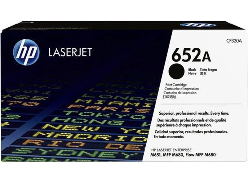 Główne zdjęcie produktu CF320A Toner pro ColorLaserJet Enterprise M680 tiskárnu, HP 652A černá, 11,5 tis.stran