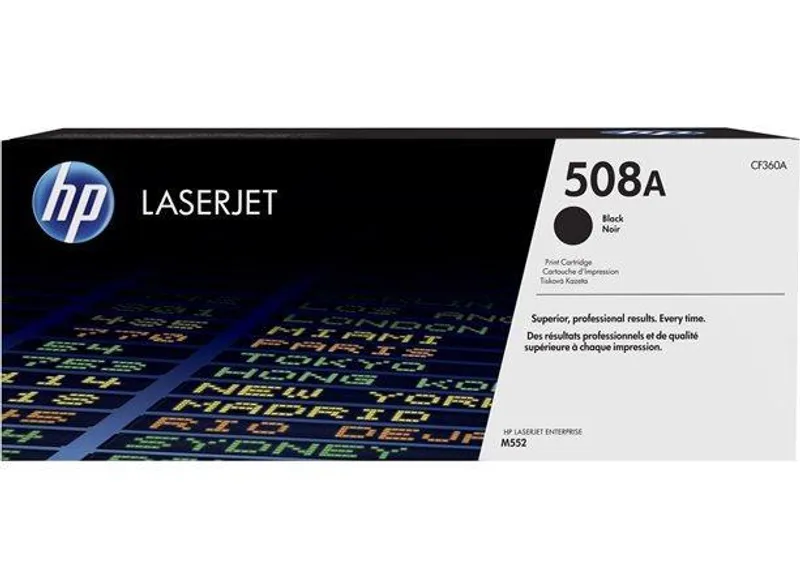 Główne zdjęcie produktu CF360A Toner pro Color LaserJet Enterprise M552, M553 tiskárnu, HP 508A černá 6tis.stránek