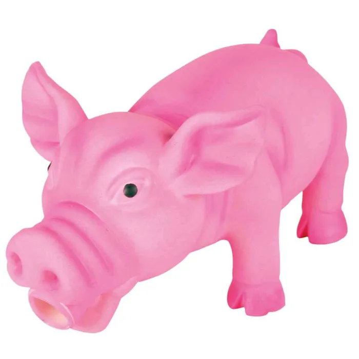 Główne zdjęcie produktu Chrochtající MINI prasátko, latex 17 cm