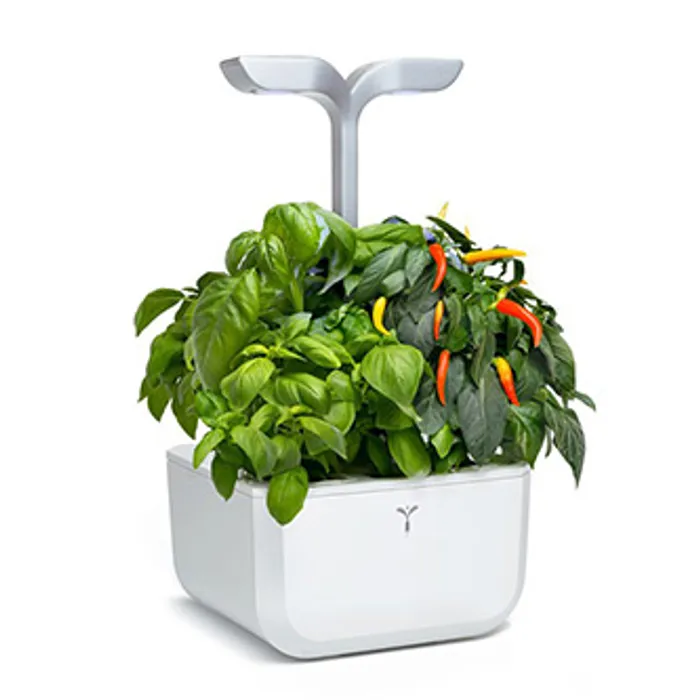 Główne zdjęcie produktu Chytrý květináč Exky Smart, bílý, s náplní 2ks, Véritable