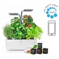 Chytrý květináč Potager Connect, bílý, s náplní 4ks, Infinity Grey, Véritable