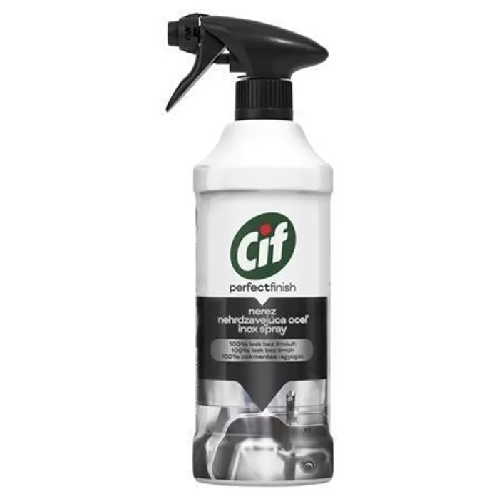 Główne zdjęcie produktu Cif Perfect Finish Nerez čistící prostředek na rez a vodní kámen sprej 435 ml