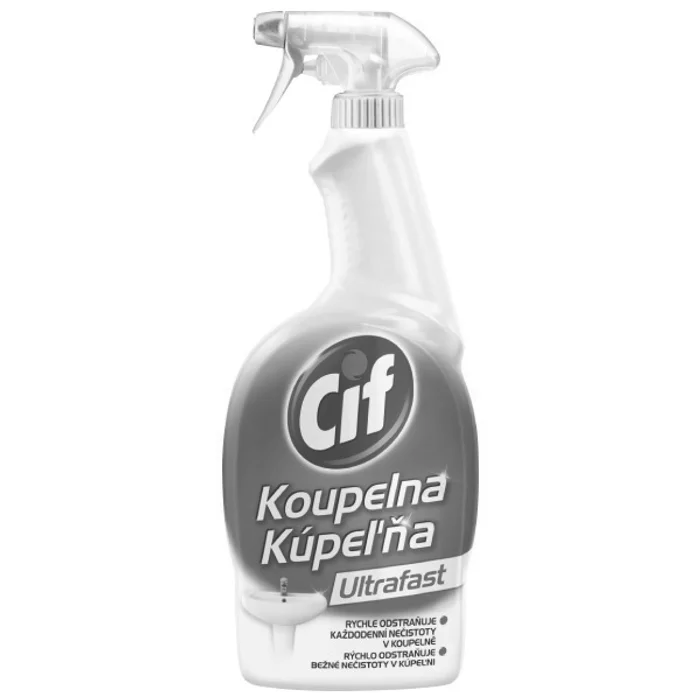 Główne zdjęcie produktu Cif Ultrafast Koupelna Čisticí prostředek na nečistoty v koupelně 750 ml rozprašovač