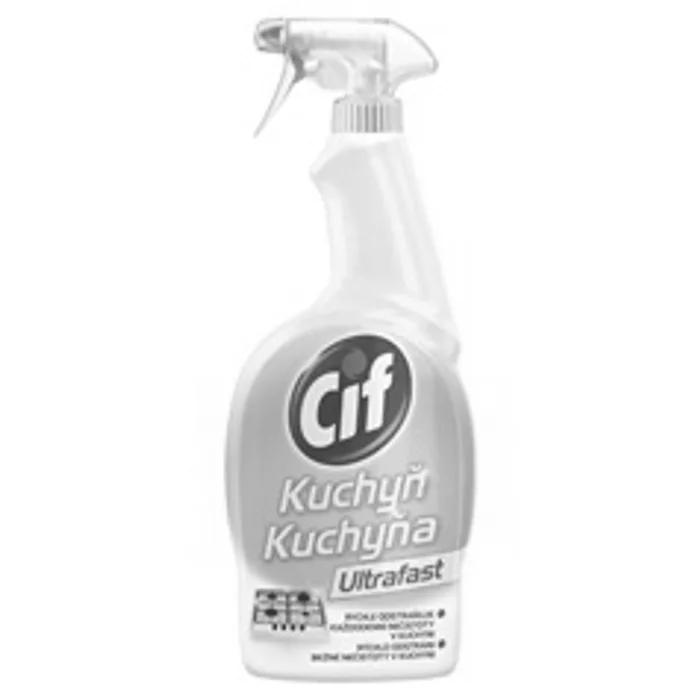 Główne zdjęcie produktu Cif Ultrafast Kuchyně Čisticí prostředek na nečistoty v kuchyni rozprašovač 750 ml
