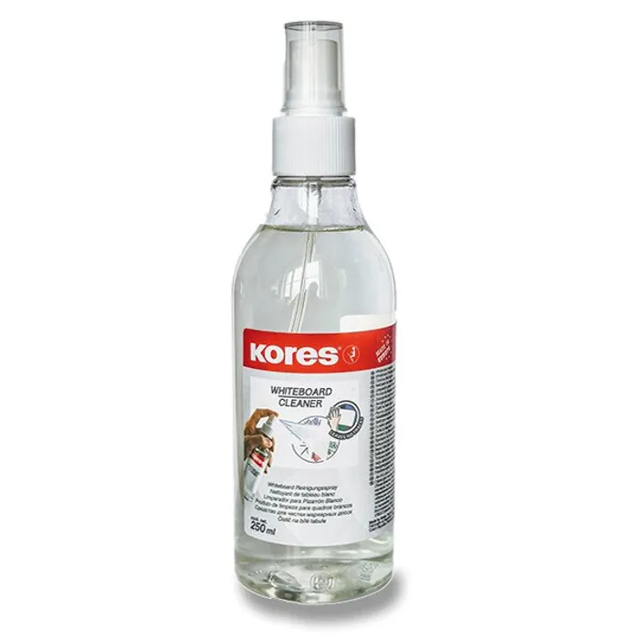 Główne zdjęcie produktu Čistič na bílé tabule Kores 250 ml