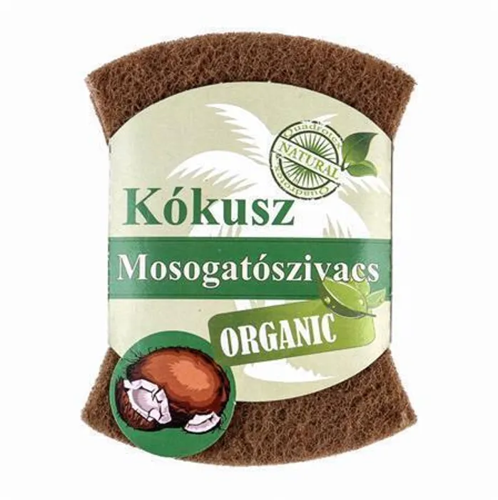 Główne zdjęcie produktu Čisticí houba, s kokosovými vlákny, 2 ks, BIO NATURAL