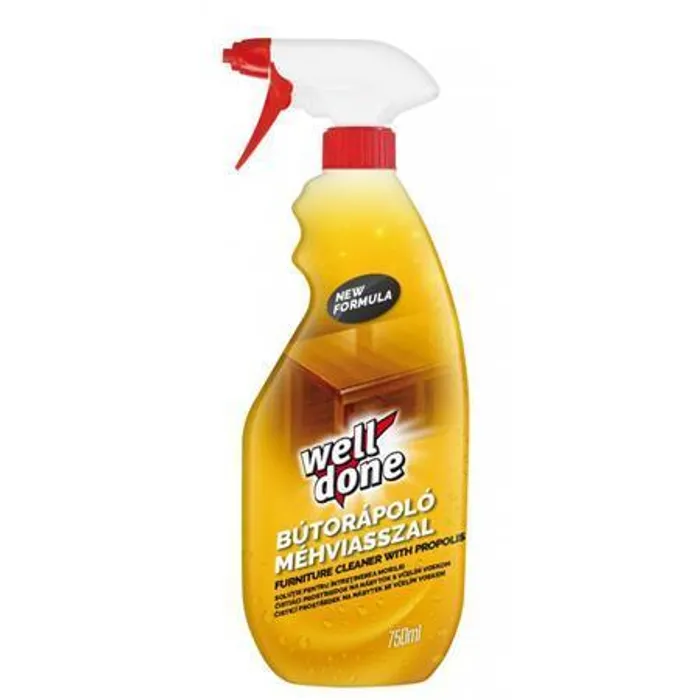 Główne zdjęcie produktu Čistící prostředek na nábytek, 0,75 l, WELL DONE