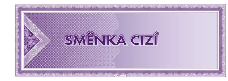 Główne zdjęcie produktu Cizí směnka Zaplaťte 1113