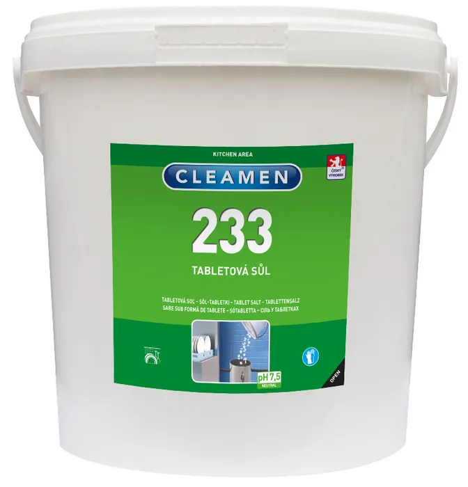 Główne zdjęcie produktu Cleamen 233 sůl do myčky - tablety 10 kg