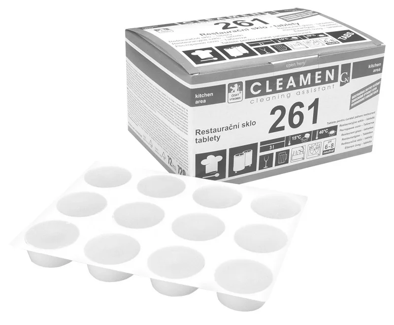 Główne zdjęcie produktu Cleamen 261 restaurační sklo tablety 720g