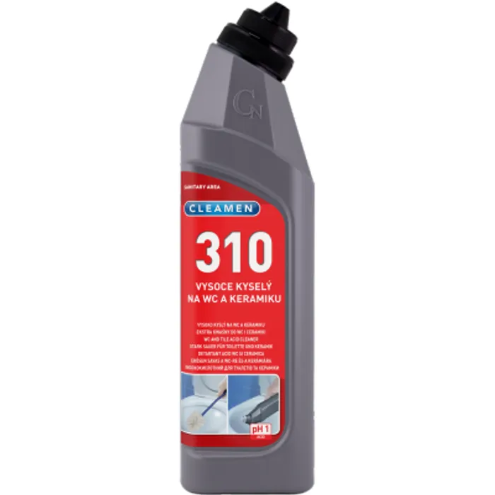 Główne zdjęcie produktu Cleamen 310 extra kyselý na WC a keramiku 750 ml