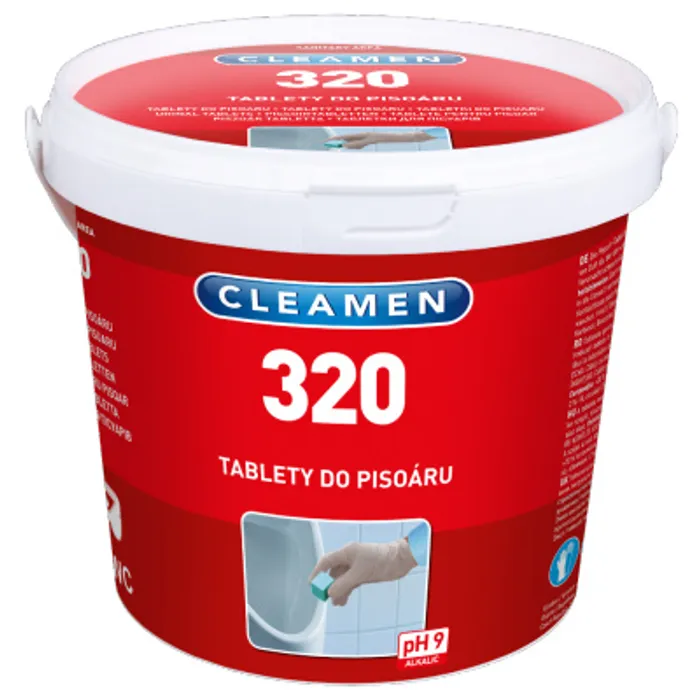 Główne zdjęcie produktu Cleamen 320 pisoárové kostky 1,5 kg