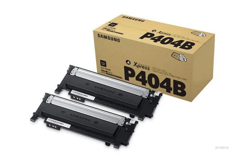 Główne zdjęcie produktu CLT-P404B/ELS Toner pro  SL C430, SL C480 tiskárny, SAMSUNG černá, 2*1,5tis.stran