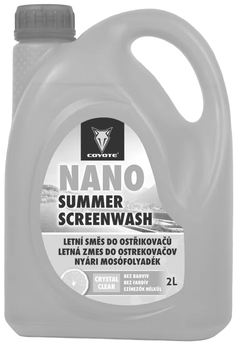 Główne zdjęcie produktu Coyote Nano letní kapalina do ostřikovačů, bez barviv 2 l