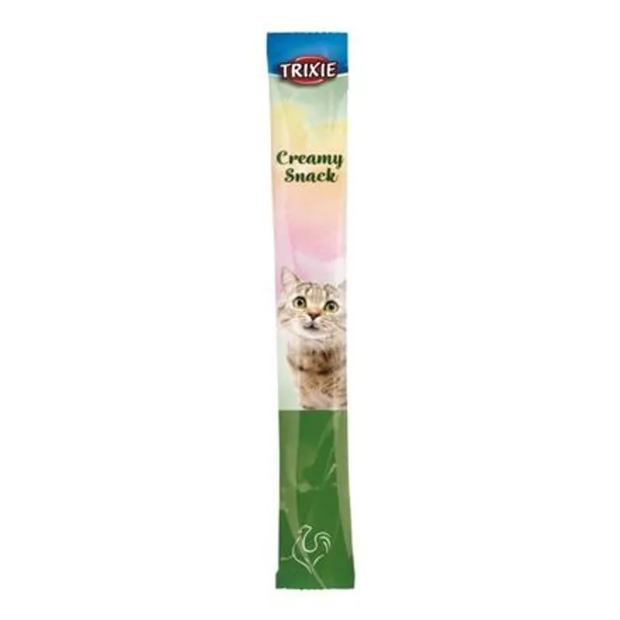 Główne zdjęcie produktu Creamy, krémová pochoutka pro kočky s kuřecím masem, 5 x 14 g