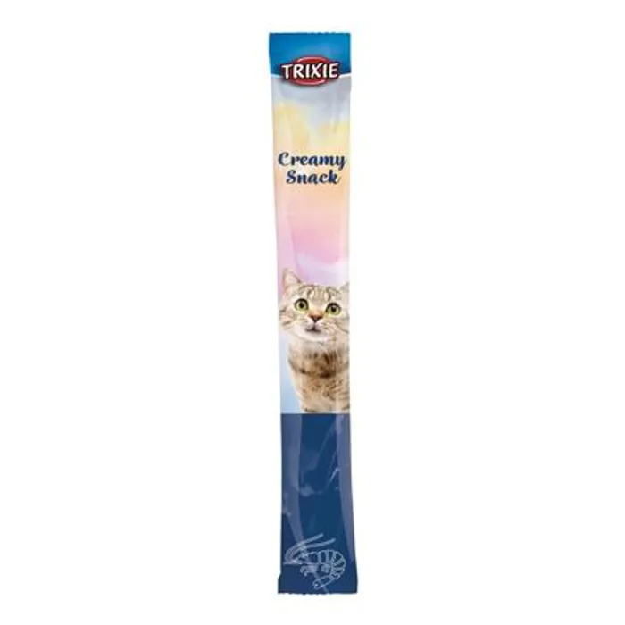 Główne zdjęcie produktu Creamy, krémová pochoutka pro kočky, tuňák a krevety, 5 x 14 g