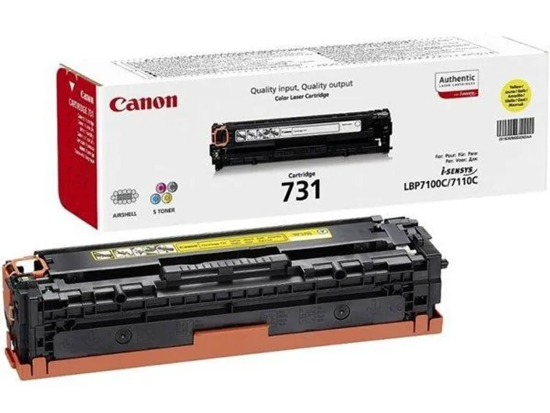 Główne zdjęcie produktu CRG-731Y Toner pro MF 8230 tiskárnu, CANON žlutá, 1,5 tisíc