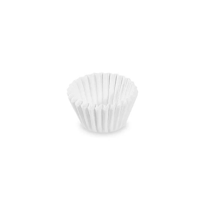 Główne zdjęcie produktu Cukrářské košíčky bílé průměr 20 x 19 mm [1000 ks]