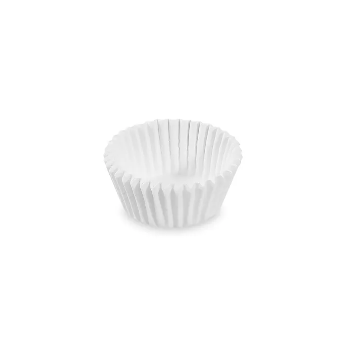 Główne zdjęcie produktu Cukrářské košíčky bílé průměr 28 x 16 mm [1000 ks]